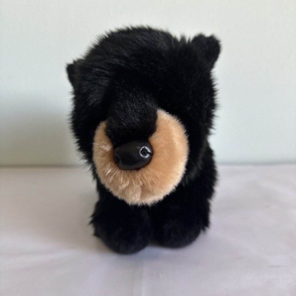 2021 Douglas Charcoal Black Bear Cub Plush 15"Stuffed Animal Plushie Fuzzy